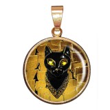 Maria King CARSTON Egyiptomi cicás medál lánccal vagy kulcstartóval