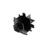 MasterLED LUXO 48V mágneses pályalámpa rendszerhez csatlakozó, süllyesztett, szögletes típusú, fekete
