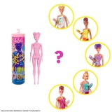 Mattel Barbie: Color Reveal nyári kalandok, márványrózsaszín meglepetés Barbie baba