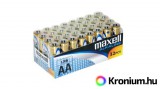 Maxell AA alkáli elemek 32db