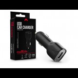 Maxlife USB szivargyújtó töltő adapter - Maxlife MXCC-01 USB Car Fast Charger - 5V/2,1A - fekete (TF-0018) - Autós Töltők
