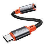 Mcdodo CA-7561 USB-C to AUX 3.5mm mini jack audioadapter (black)