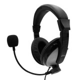 Media-Tech Turdus Pro Gamer mikrofonos fejhallgató fekete (MT3603) (MT3603) - Fejhallgató