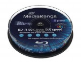 Mediarange BD-R DL 6X 50 GB  Blu-Ray Lemez - Cake (25)