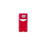Mercury - Goospery Mercury Slim Plus Samsung G930 Galaxy S7 kártyatartós hátlapvédő piros