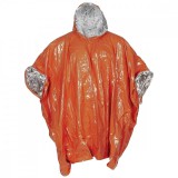 MFH Emergency Poncho, orange, one side aluminium-coated - elsősegély poncho