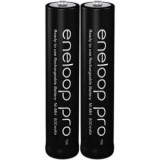 Mikroceruza akku AAA NiMH, 1,2V 900 mAh, 2 db, Panasonic Eneloop Pro HR3, HR03, UO100557, DC2400, DC2400B4N, LR03