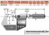 Mitutoyo Digimatic digitális metrikus mikrométer 50-75mm (293-242-30)