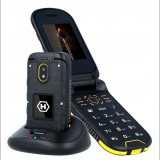 myPhone HAMMER BOW+ mobiltelefon fekete-sárga (BOW+) - Mobiltelefonok