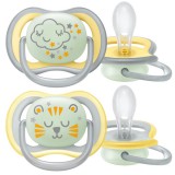 N/A Philips AVENT játszócumi ultra air éjszakai 18hó 2db (MTTF-8710103982708)
