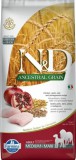 N&D Ancestral Grain N&D Dog Ancestral Grain csirke, tönköly, zab&gránátalma adult medium&maxi 12kg