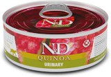 N&D Cat Quinoa Urinary - Húgyúti problémák megelőzésére konzerv felnőtt macskáknak (24 x 80 g) 1.92kg
