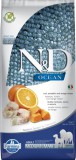 N&D Ocean N&D Dog Ocean tőkehal, sütőtök&narancs adult medium/maxi 12kg