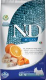 N&D Ocean N&D Dog Ocean tőkehal, sütőtök&narancs adult mini 2,5kg