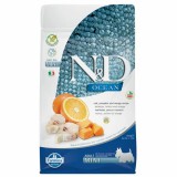 N&D Ocean N&D Dog Ocean tőkehal, sütőtök&narancs adult mini 800g