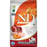 -N&D Pumpkin Dog csirke&gránátalma sütőtökkel adult medium&maxi 2,5kg N&D Dog Grain Free csirke&gránátalma sütőtökkel adult medium&maxi 2,5kg