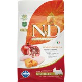 N&D Pumpkin N&D Dog Grain Free csirke&gránátalma sütőtökkel adult mini 800gr