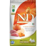 N&D Pumpkin N&D Dog Grain Free vaddisznó&alma sütőtökkel adult mini 2,5kg