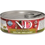 N&D Quinoa N&D Cat Quinoa konzerv kacsa&kókusz 80g