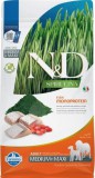 N&D Spirulina Dog hering adult medium/maxi 2 kg