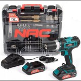 NAC AKU drill with accessories 126 parts CDB2-40-S-LI-20V (2 × 2 Ah) (CDB2-40-S-LI-20V)