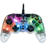 Nacon 2808488 Pro Compact Xbox Series/Xbox One vezetékes RGB átlátszó kontroller