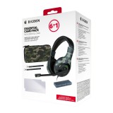 NACON Bigben Nintendo Switch Gamer kiegészítő csomag terepmintás színben (NSW) (SWITCHPACK10CAMO) - Fejhallgató