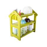 Nagy 3 szintes edény szárító állvány - Konyhai edénytartó szárító 3 polccal