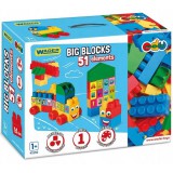 Nagy építőkocka szett 51db-os - Wader