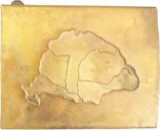 Nagy Magyarország Duna-Tisza Köze Övcsat 45 mm-es német bőrövhöz