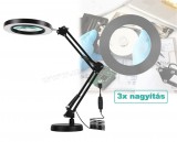 Nagyítós asztali lámpa LED világítással MD144LED