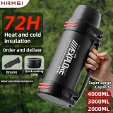 Nagyméretű Rozsdamentes Acél Szigetelt Vízpalack