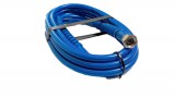 Nagynyomású tömlő 5m, kék Dibo Christ Uniwash autómosókhoz (1/4" belső - 1/4" belső)