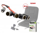 Nagyteljesítményű autós szivargyújtó elosztó csatlakozó M8628-20A