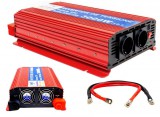 Nagyteljesítményű feszültségátalakító, inverter, 12/230V 3000 Watt PNI H3000W-12V