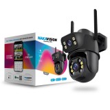 NAKAVISION C1 3+3MP DUAL Okos IP kamera - FEKETE