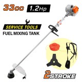 NAKAYAMA BENZINES BOZÓTVÁGÓ ÉS FŰKASZA 33cc 1,2LE (PB3326)