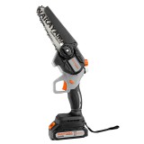 NAKAYAMA MINI LÁNCFŰRÉSZ 21V, SZÉNKEFE NÉLKÜLI, LÁNCVEZETŐ 15 cm, 2x2Ah Li-Ion (EC1100)