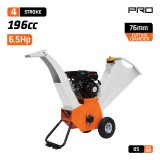 NAKAYAMA PRO Benzines ágaprító gép 196 cm³, 6,5 LE, 76 mm vágási átmérővel (GS8600)