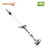 NAKAYAMA PRO benzines rúdfűrész ( Magassági ágvágó ) 1 LE, 25,4 cm3, láncvezető 25cm (PS2605)
