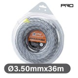 NAKAYAMA PRO Sodort zsinór ( damil ) fűkaszákhoz. (Nylon, Carbon3 huzal ) Twist 3,50mm-36m (NC1001)