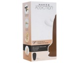 Naked Addiction Rotating 7 - forgófejes vibrátor (18cm) - natúr