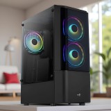 NaniPC Aerocool Quantum Mesh Gamer PC i5-10400F/16DDR4/1TBSSD/RTX 3050-8GB-DDR6