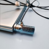 NaniPC CONCEPTRONIC univerzális, változtatható számkódos Laptop kábelzár (Kensigton, T-Lock)