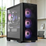 NaniPC Csúcskategóriás  RGB Gamer PC A21 i7-14700F/32DDR5/1TB NVME SSD/5060Ti 8GB/Toronyhűtő Gamer PC +Windows 11/10 Pro