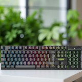 NaniPC Everest Gamer Magyar Billentyűzet KB-188 Borealis Rainbow