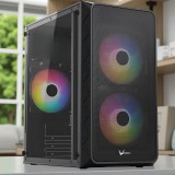 NaniPC Formula Air Mesh G4 Black i5-8500/16GB/512GB SSD PC +Windows 11/10 Pro