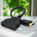 NaniPC HDMI elosztó passzív adapter kábel Fekete