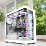 NaniPC Supreme Gold i7-12700F/32DDR4/1TB NVME SSD/5060Ti 8GB/Vízhűtés/Aquarium Ház Gamer PC +Windows 11/10 Pro