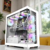 NaniPC Supreme Gold+ i7-12700F/32DDR5/2TB NVME SSD/5060Ti 8GB/Vízhűtés/Aquarium Ház Gamer PC +Windows 11/10 Pro